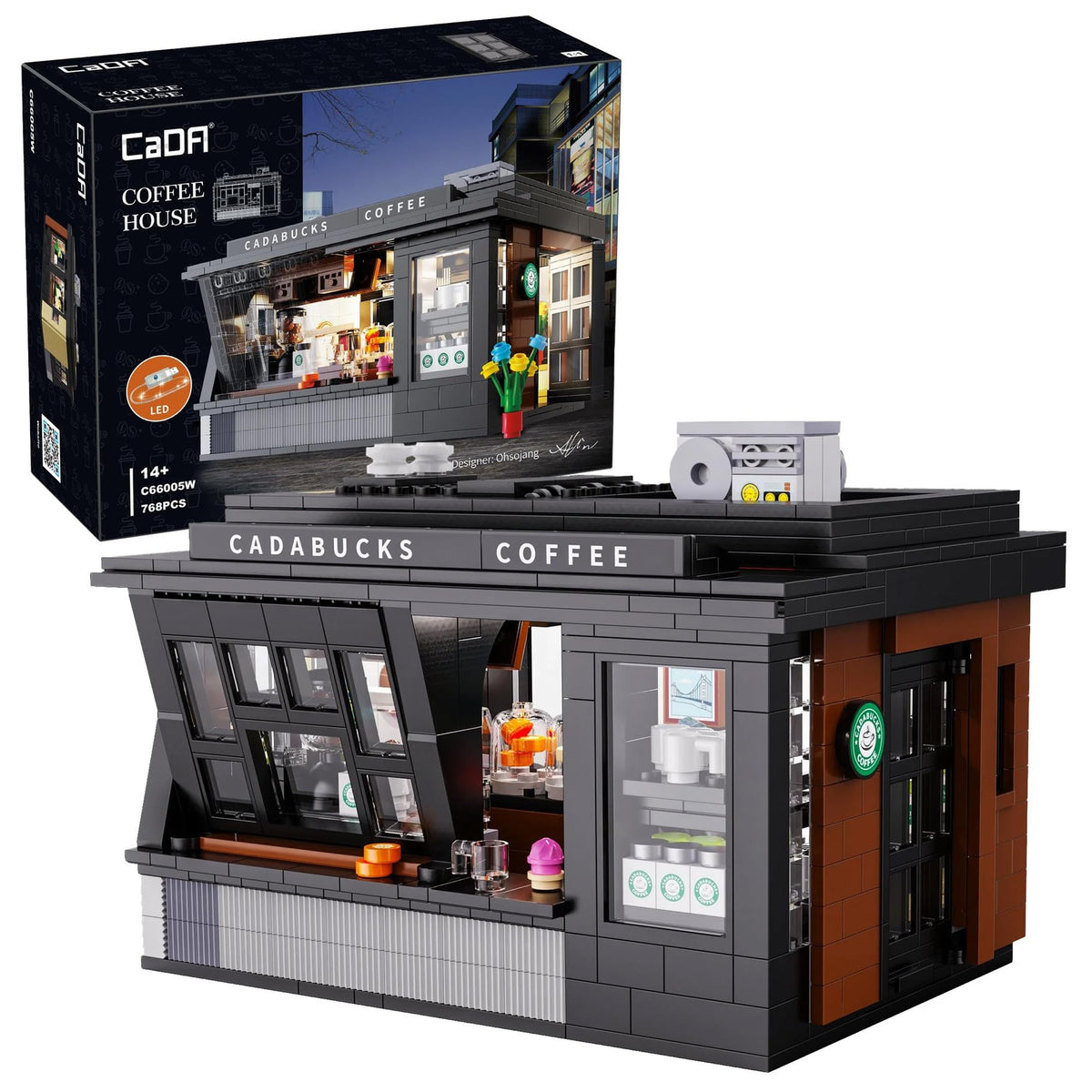 CADA Coffee House Building Toy C66005W