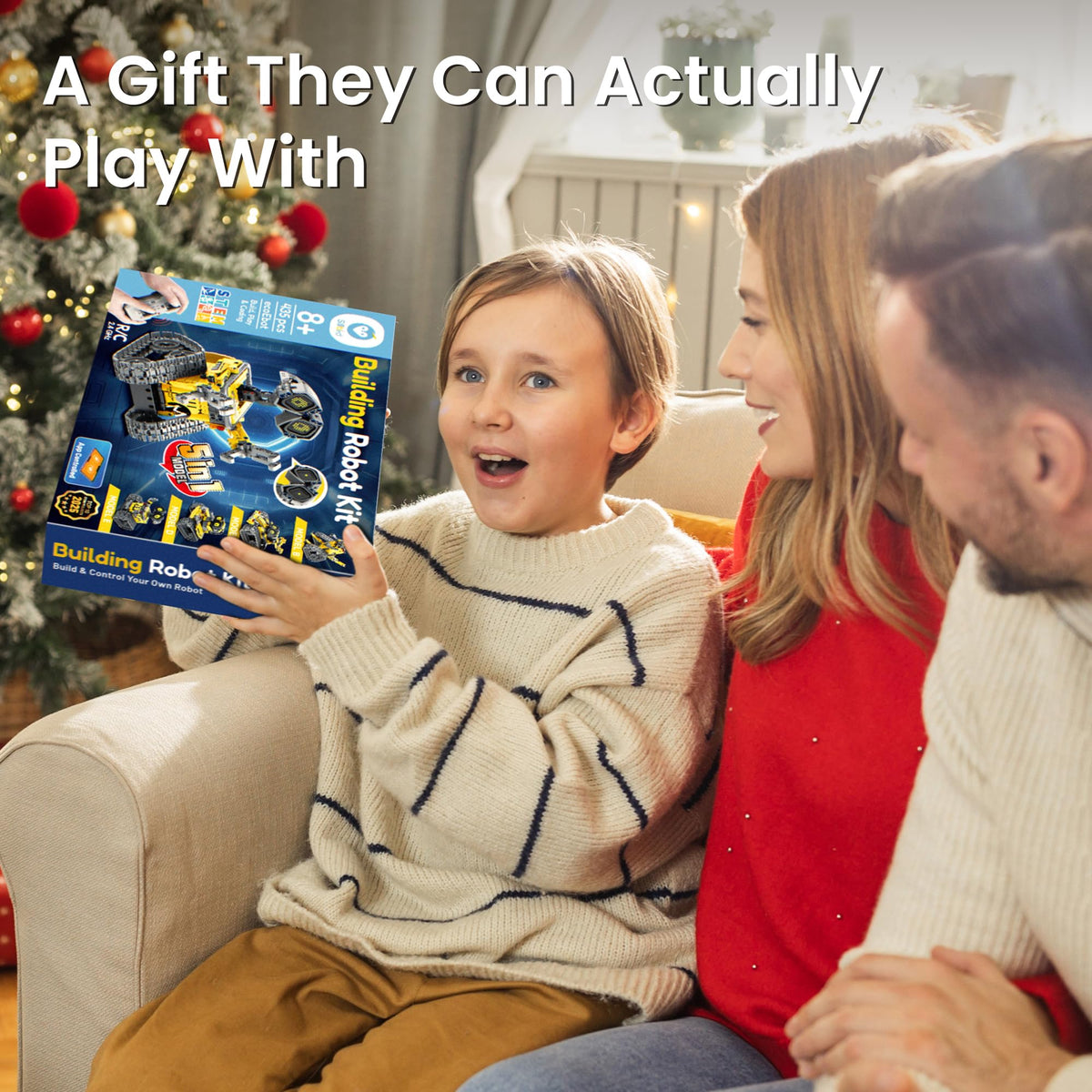 Sillbird Bundle - 2 Items Robot Car Building Kit with Remote Control Christmas STEM Gifts for Boys Ages 8-14, Technic Coding Stunt Racer Toys for Kids Birthday, Buildable 5in1 Models