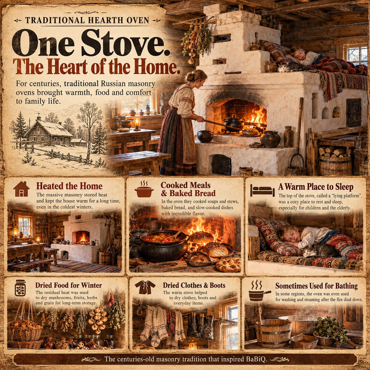 Traditional Hearth Oven Brick Building Kit – Real Miniature Masonry Set with Clay Bricks, Mortar Mix, Trowel and Spirit Level – STEM Construction Toy for Kids 4+ and Families